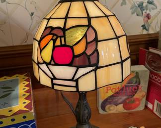 Tiny stain glass lamp