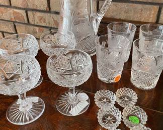 Brilliant cut glass