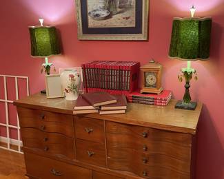 MCM serpentine front dresser 