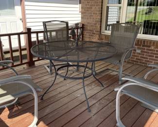 Patio table & chairs