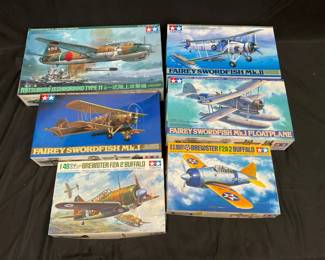 Tamiya Model Aircraft Kits feat. U.S. Navy Brewster F2A2 Buffalo