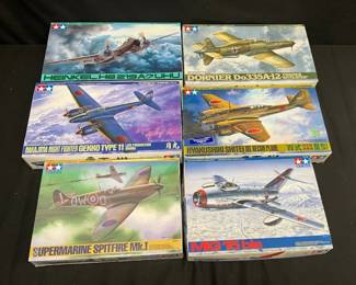 Tamiya Model Airplane Kits feat. Supermarine Spitfire Mk.I