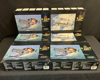 Accurate Miniatures Model Airplane Kits  B25G And B25CD Mitchell