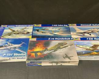 Revell Model Airplane Kits  Thunderbolt, Thunderjet, Tornado And Friends
