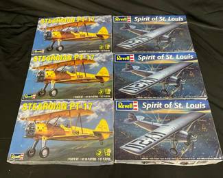 Revell Model Airplane Kits Stearman  Spirit of St. Lewis
