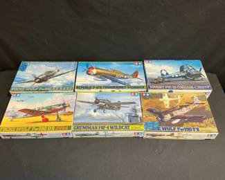 Tamiya Model Airplane Kits  Wildcat, Corsair, Republic P47D And Friends