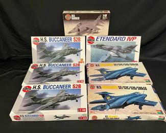 AirFix Model Airplane Kits H.S. Buccaneer  Friends