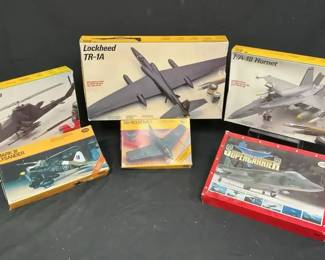 Testors Model Airplane Kits Ft. Lockheed TR1A, Ah1S Cobra  Variety