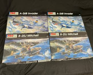 Pro Modeler Airplane Kits feat. B25J Mitchell  A26B Invader