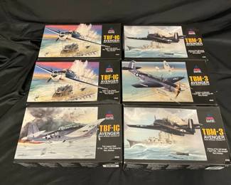 Accurate Miniatures Model Airplane Kits TBF  TBM Avengers