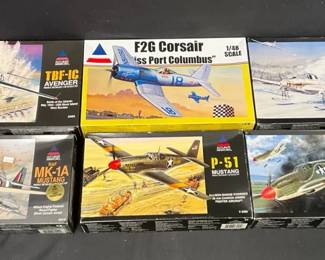  07 Accurate Miniatures Model Airplane Kits feat. Mk1A Mustang