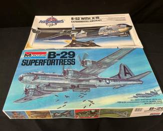 Monogram Model Airplane Kits B52 With X15 And B29 Superfortress