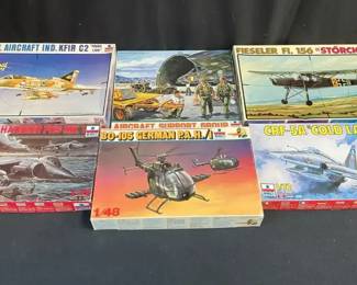 ESCI Model Airplane Kits Cold Lake, Sea Harrier And Friends