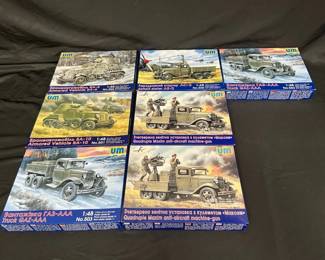 UM Model Kits Trucks  Armored Vehicles