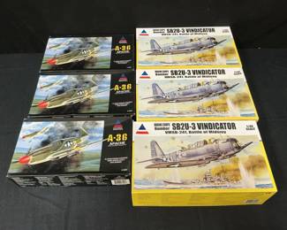 Accurate Miniatures Model Airplane Kits  Apache Nd SB2U3 Vindicator