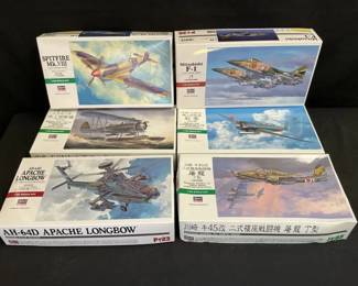 Hasegawa Model Aircraft Kits  Mitsubishi F1, E8N1, C6N1, And Friends