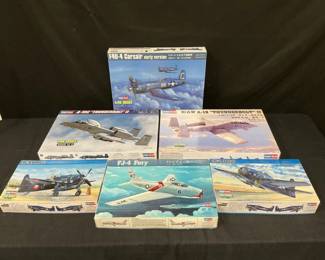 Hobby Model Airplane Kits  Boss Bearcat, Furys, And Thunderbolts