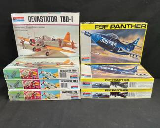 Monogram Model Airplane Kits  Devastator And Panther