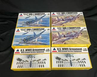 Model Airplane Kits  Dauntless  WWII Armament