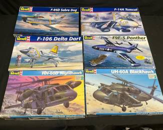 Revell Assorted Aircraft Model Kits feat. F9F5 Panther