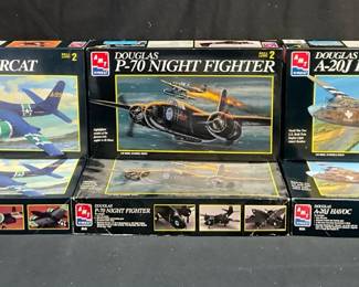 AMT Model Airplane Kits feat. Douglas P70 Nightfighter