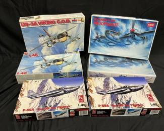 ESCI, Academy, And Hobby Craft Assorted Model Plane Kits