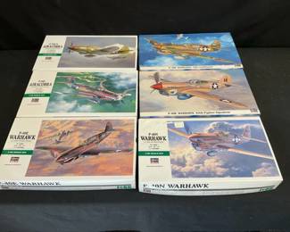Hasegawa Model Airplane Kits  Airacobra And Warhawk