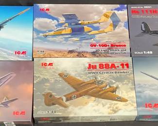 ICM Model Aircraft Kits feat. WWII German Bomber