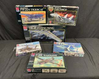 AMT Assorted Aircraft Model Airplane Kits feat. Northrop YB49 Flying Wing
