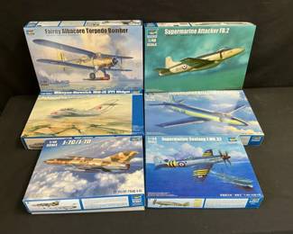 Model Airplane Kits  Trumpeter Supermarine, Fairly Albacore, And Friends