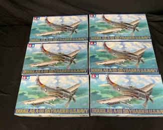 6 Douglas A1H Sky Raiders Model Airplane Kits