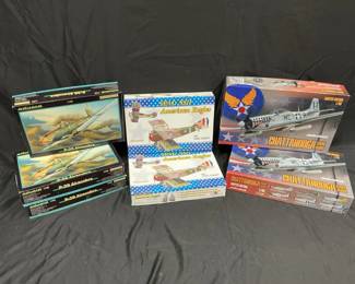 Eduard Assorted Model Airplane Kits feat. P39 Airacobra