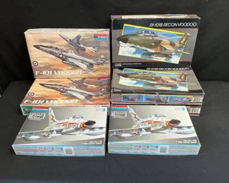 Monogram Model Airplane Kits  Recon Voodoo, Voodoo, And Super Sabre