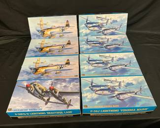 Hasegawa Model Airplane Kits ft.Lightning Virginia Marie
