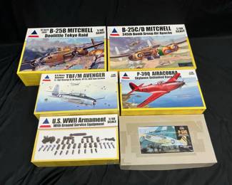 Accurate Miniature Model Airplane Kits feat. U.S. WWII Armament