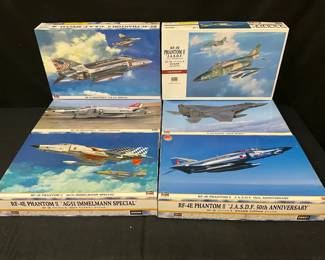 Hasegawa Model Airplane Kits Phantom J.A.S.D.F, U.S.A.F and Friends
