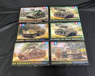 TAMIYA Model Airplane Kits U.S.  British Tanks