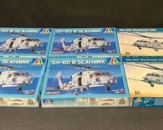Italeri Model Aircraft Kits  Seahawk And Blackhawk