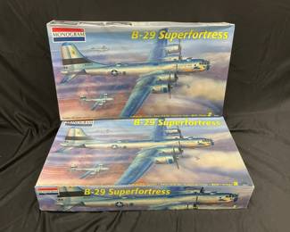Monogram B29 Superfortress Model Plane Kit Duo