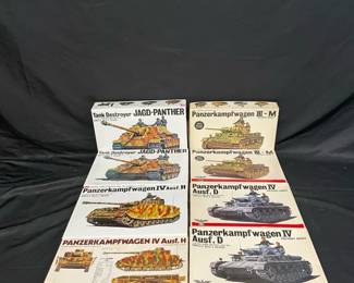 Model Airplane Kits  Panzerkampfwagens  Tank Destroyers