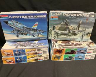Monogram Model Airplane Kits  Fighter Bomber  Thunderstreak