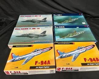 Assorted Model Fighter Plane Kits
