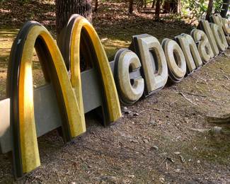 Vintage McDonald's Store Sign 