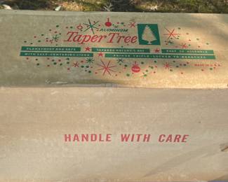 Vintage Taper Tree Six Foot Aluminum Christmas Tree in Original Box