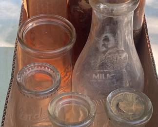 Assorted Milk Bottles