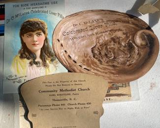 Old Paper Ephemera (McLane's Liver Pills and more)