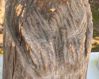 Carved Folk Art Wooden Bear