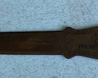Burlington, N.C. Advertising Letter Opener