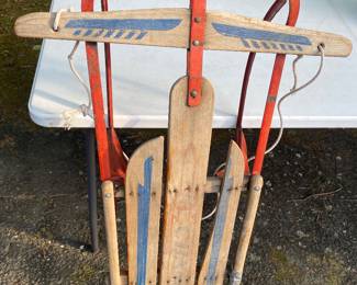 Vintage Snow Sled