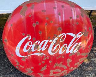 Porcelain Coca Cola Button